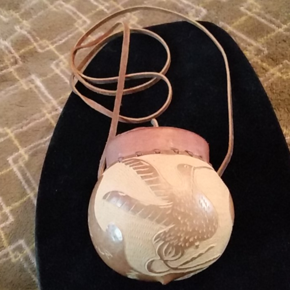 small gourd purse Jamaican patterns hope